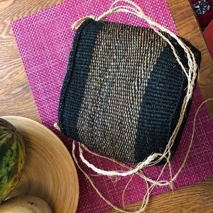 Handmade Woven Basket, Jute Bag, from Kenya